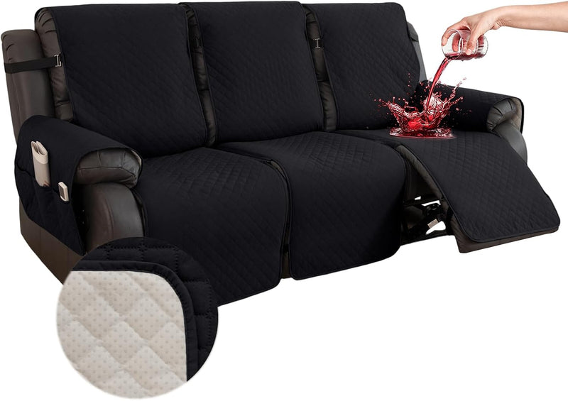 Waterproof Recliner Chair Cover Non-Slip Covers with Side