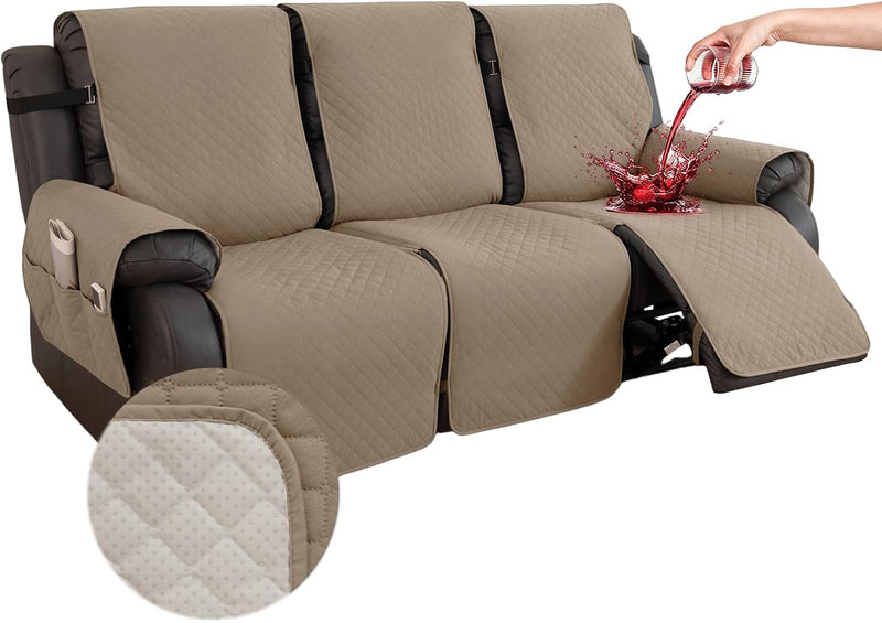 Waterproof Recliner Chair Cover Non-Slip Covers with Side