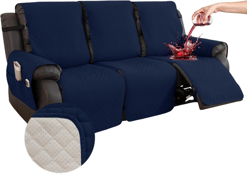 Waterproof Recliner Chair Cover Non-Slip Covers with Side