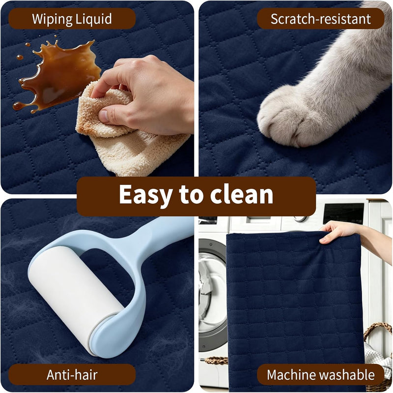 Waterproof Recliner Chair Cover Non-Slip Covers with Side