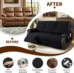 Waterproof Recliner Chair Cover Non-Slip Covers with Side