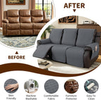 Waterproof Recliner Chair Cover Non-Slip Covers with Side