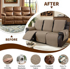 Waterproof Recliner Chair Cover Non-Slip Covers with Side