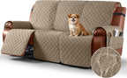 Waterproof Recliner Couch Covers 1-Piece Sofa