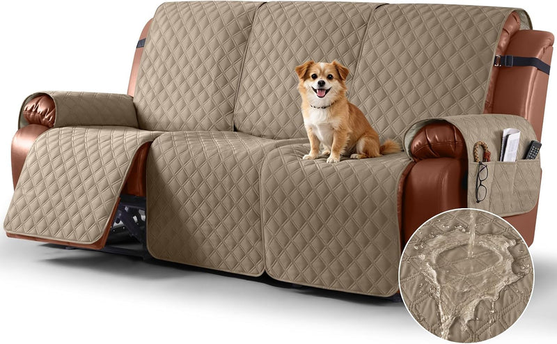Waterproof Recliner Couch Covers 1-Piece Sofa