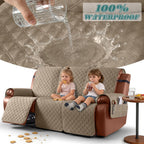 Waterproof Recliner Couch Covers 1-Piece Sofa