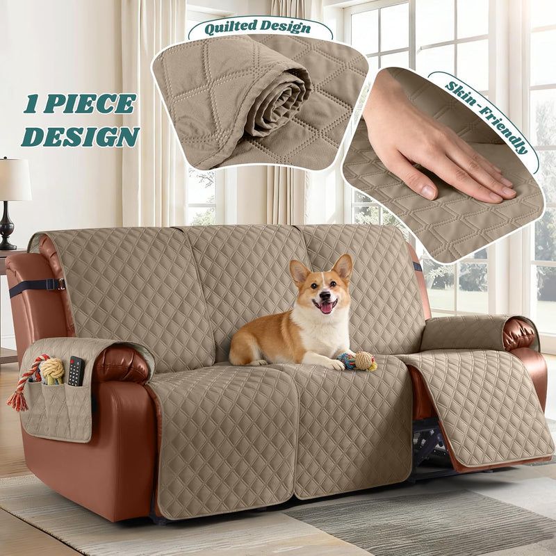 Waterproof Recliner Couch Covers 1-Piece Sofa