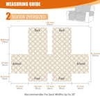 Waterproof Recliner Couch Covers Washable 2 Seater