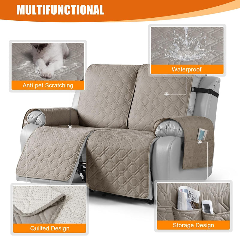 Waterproof Recliner Couch Covers Washable 2 Seater