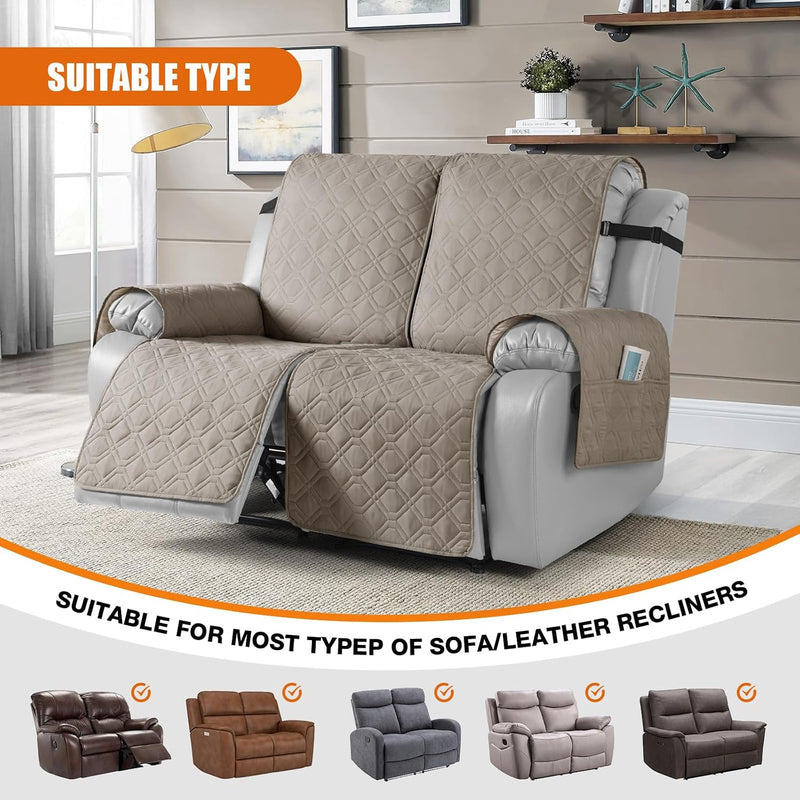 Waterproof Recliner Couch Covers Washable 2 Seater