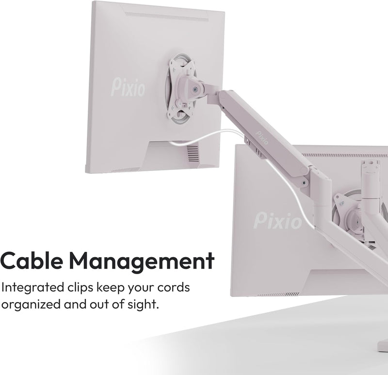 Wave Dual Monitor Arm Stand Desk Mount