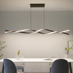Wave Pendant Light 10%-100% Dimmable Remote Control