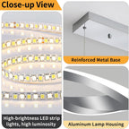 Wave Pendant Light 10%-100% Dimmable Remote Control