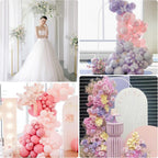 Wedding Arch Backdrop Stand 6FT 5FT 4FT Metal (Set of 3)