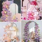 Wedding Arch Backdrop Stand 6FT 5FT 4FT Metal (Set of 3)