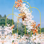 Wedding Arch Backdrop Stand 6FT 5FT 4FT Metal (Set of 3)