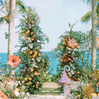 Wedding Arch Backdrop Stand 6FT 5FT 4FT Metal (Set of 3)