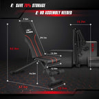 Weight Bench 300KG Capacity