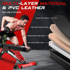 Weight Bench Adjustable Workout for Home 1500lbs Capacity