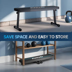 Weight Bench Flat Foldable Fitness for Full Body