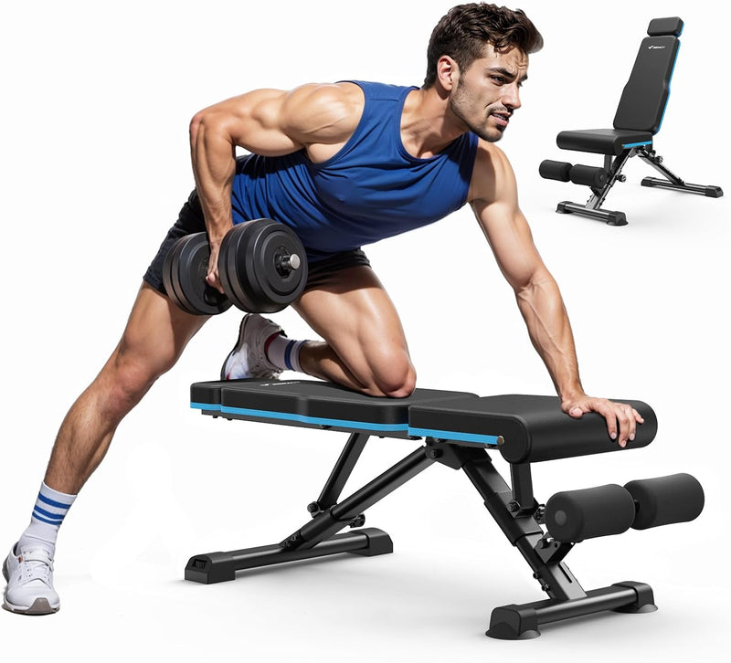 Weight Bench Foldable for Home Gym 72 108