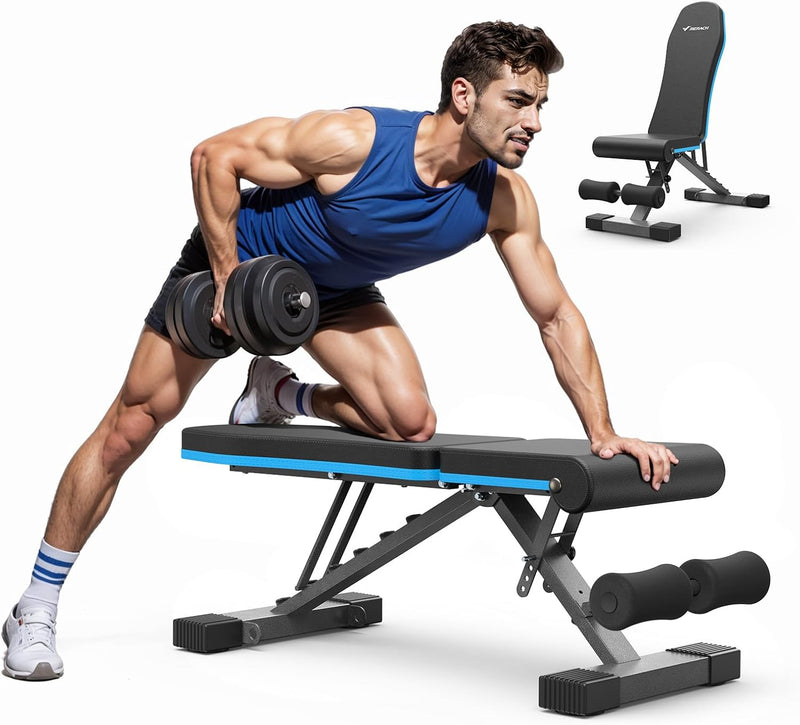 Weight Bench Foldable for Home Gym 72 108