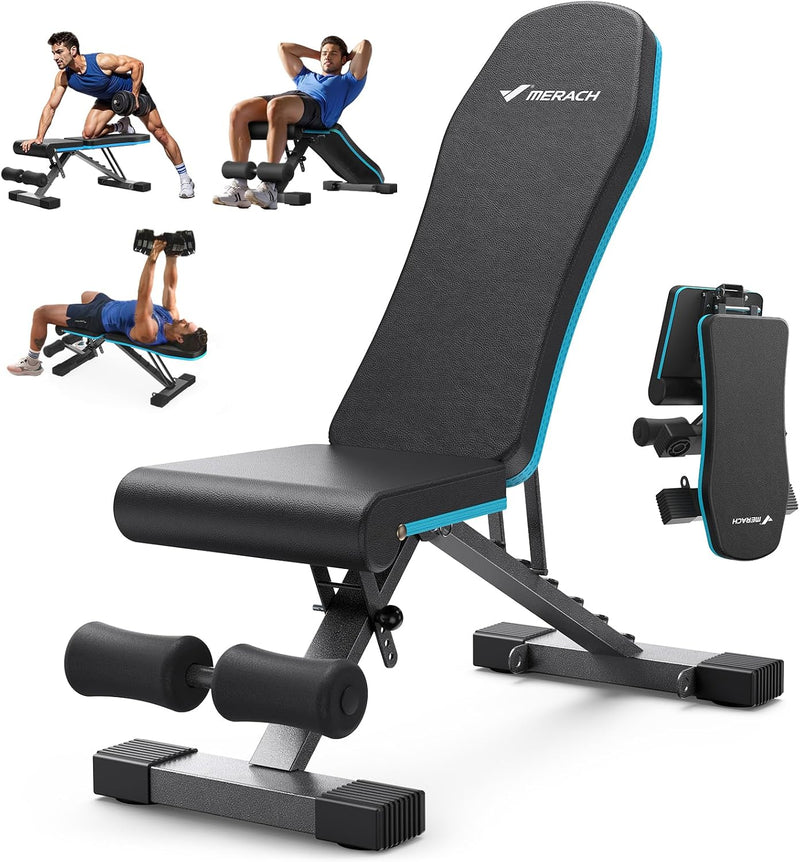 Weight Bench Foldable for Home Gym 72 108