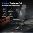 Weight Bench Foldable for Home Gym 72 108