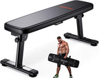 Weight Bench Folding Workout with Carrying Handle Flat
