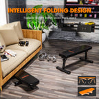 Weight Bench Folding Workout with Carrying Handle Flat