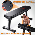 Weight Bench Folding Workout with Carrying Handle Flat