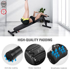 Weight Bench Multifunctional Foldable Flat Sit-Up 18-Way