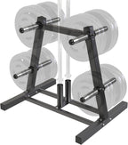 Weight Plate Tree Rack with 8 Pegs 2