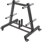 Weight Plate Tree Rack with 8 Pegs 2