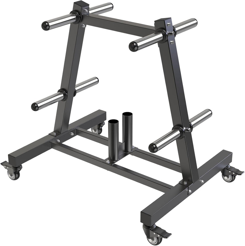 Weight Plate Tree Rack with 8 Pegs 2
