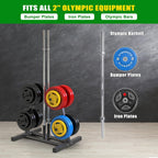 Weight Plate Tree Rack with 8 Pegs 2