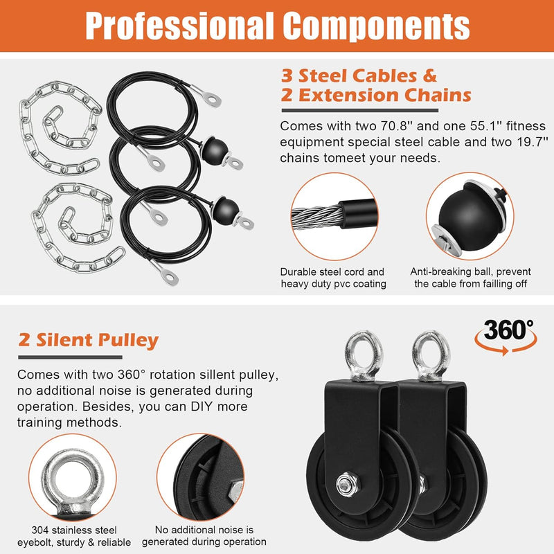 Weight Pulley System Gym Pro Home Cable