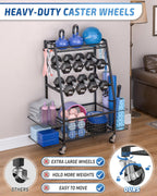 Weight Rack for Dumbbells Widened Home Gym Storage