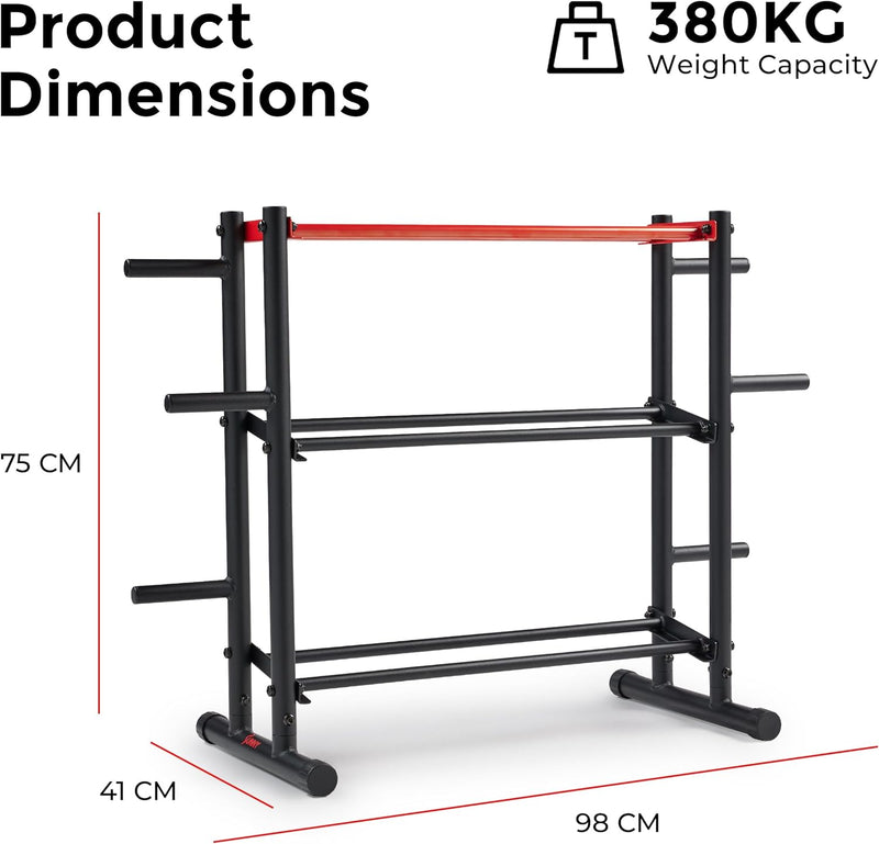 Home Gym Weight Storage Rack Stand Organiser High