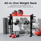 Weight Storage Rack Stand for Dumbbells Kettlebells Olympic