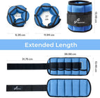 Weights Adjustable Set Wrist Strap 0.45KG 2.25KG Each