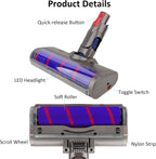 Weile Replacement Soft Roller Cleaner Head Accessory