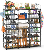 Wh Shoe Rack Storage Organizer 9 Tier Metal