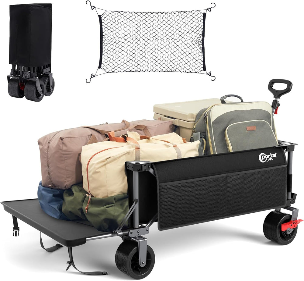 Widened Folding Festival Trolley Xxl with Brakes
