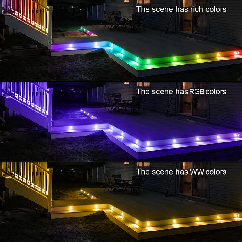 Wifi LED Decking Lights Rgbw Patio Lighting ø31MM (20 Pack)