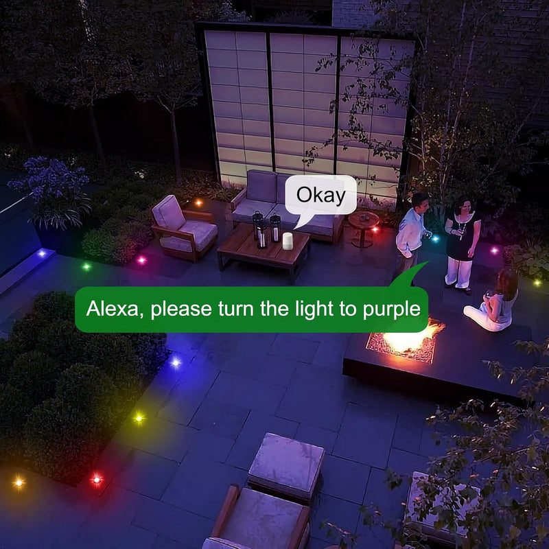 Wifi LED Decking Lights Rgbw Patio Lighting ø31MM (20 Pack)