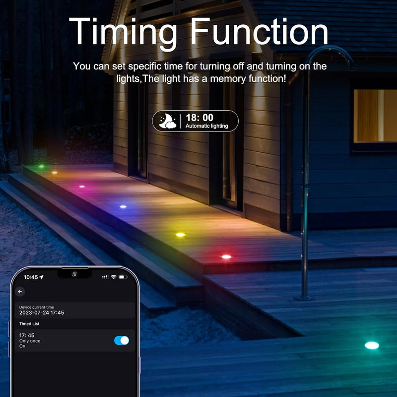 Wifi LED Decking Lights Rgbw Patio Lighting ø31MM (20 Pack)