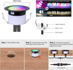 Wifi LED Decking Lights Rgbw Patio Lighting ø31MM (20 Pack)