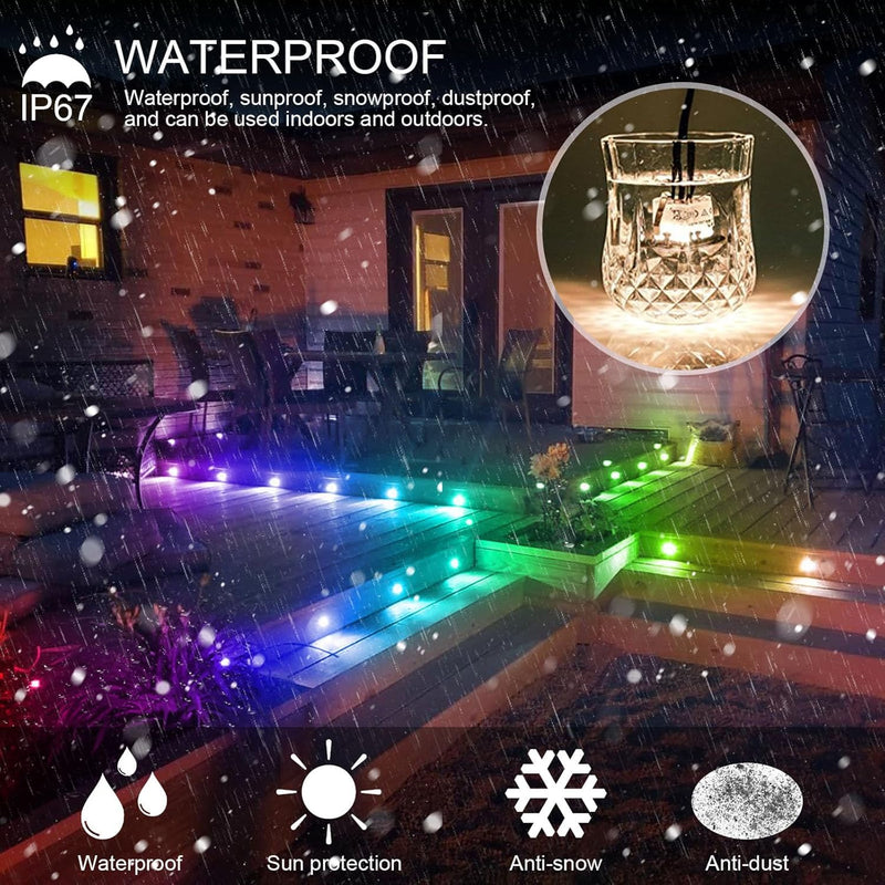 Wifi LED Decking Lights Rgbw Patio Lighting ø31MM (20 Pack)