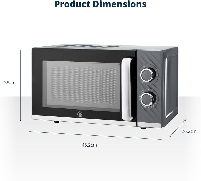 Windsor Manual Microwave 20L 800W 5 Power Levels
